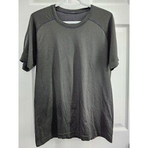 Lululemon Mens Medium Black Tee Shirt Crew Neck